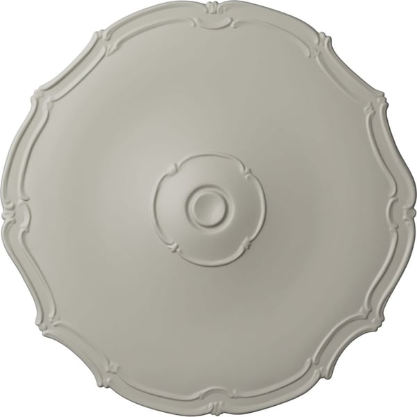 Ekena Millwork Pompeii Ceiling Medallion (Fits Canopies up to 2"), Hand-Painted Pot of Cream, 18 7/8"OD x 1 1/2"P CM18POPCF - main